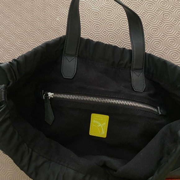 NWT PAUL SMITH 50th Anniversary Spaghetti Print Drawstring Backpack Black - Picture 10 of 13